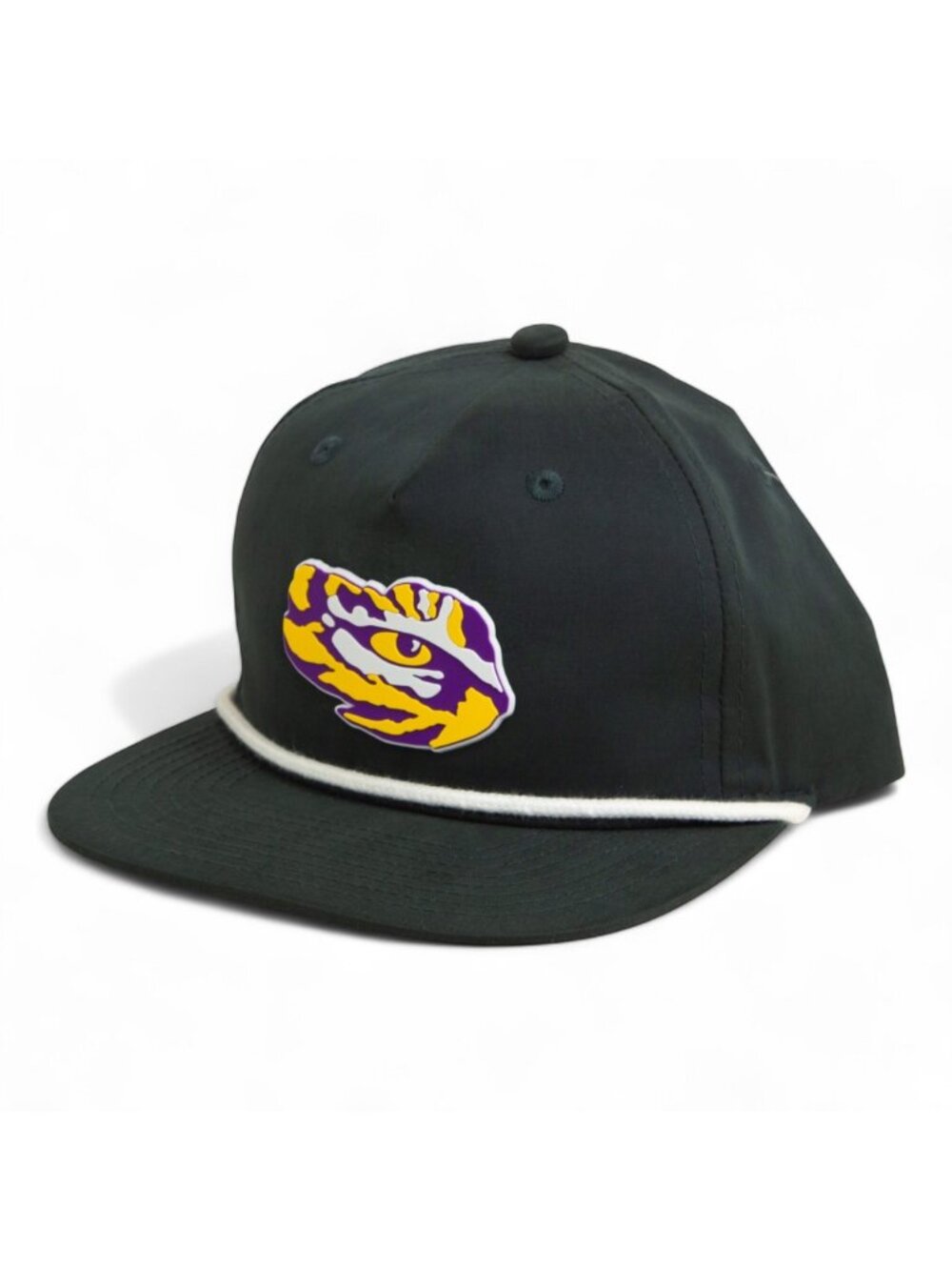 LSU Tiger Eye 3D Classic Rope Hat- Charcoal/ White